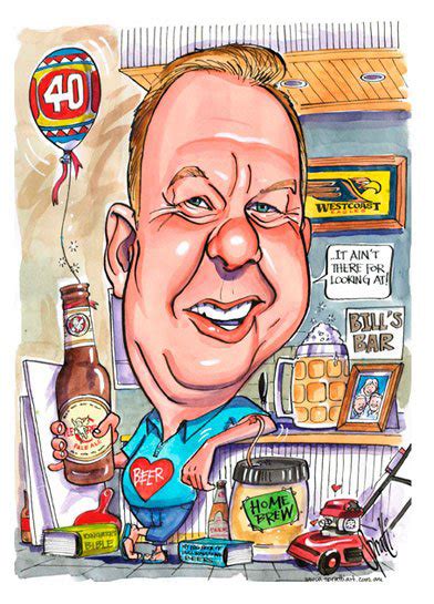 dirk adams|sketchmyevent, Rick Adams Perth Caricature Artist.